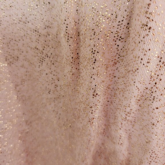 Pink and Gold Sparkle Tank Top - Picture 3 of 4